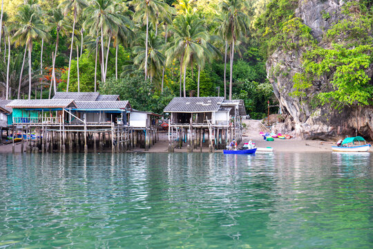 June 3 2024 Ao Khram Sawi Chumphon Thailand Fishing Village