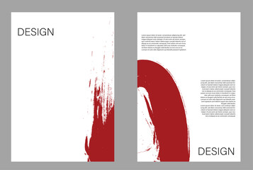 Set of abstract creative artistic templates. Universal cover Designs for Annual Report, Brochures, Flyers, Presentations, Leaflet, Magazine. © esha