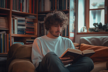 Obraz premium Love story book with open page of literature in heart shape and stack piles of textbooks on reading desk in library, school study room for national library lovers month and education learning concept