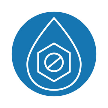 Hypoglycemic line black icon. Vector isolated button.