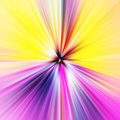 Fototapeta premium Colorful zoom motion effect. Abstract background. Color lines. Colored texture backdrop and banner. Multi color gradient pattern and textured wallpaper.