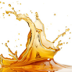orange juice splash isolated,Oil Liquid Splashing Generative AI
