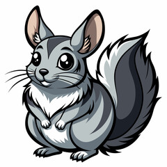 solid-black-outline-chinchilla-animal-vector 