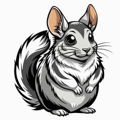 solid-black-outline-chinchilla-animal-vector 