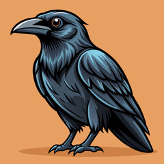 solid-black-outline-common-raven-animal-vector