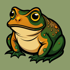 solid-black-outline-common-toad-animal-vector 