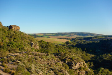 Fototapeta premium countryside landscape in Ponta Grossa, Parana, Brazil