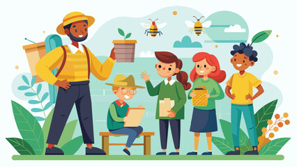 teaching-teamwork--expert-honey-bee-teaches-the-ne