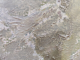 Abstract blurred gray background, oil paint. Copy space.