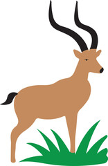 deer silhouette vector