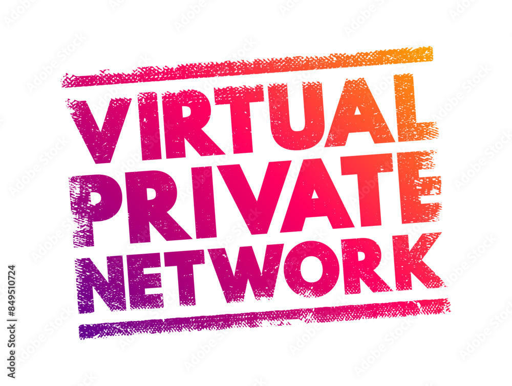 Poster vpn virtual private network - encrypted connection over the internet from a device to a network, acr