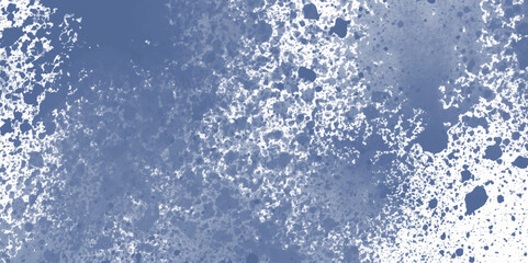 Sea spray generated by an outboard motor in Greenland. Blue watercolor background for textures backgrounds and web banners design. Waves splashed on a very windy day at sunset, blue