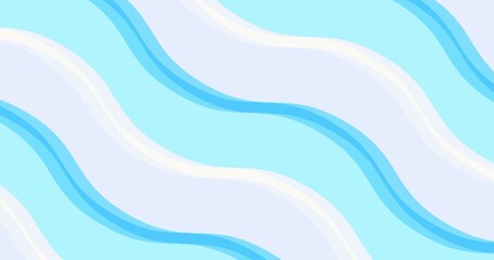 Waves cartoon abstract background