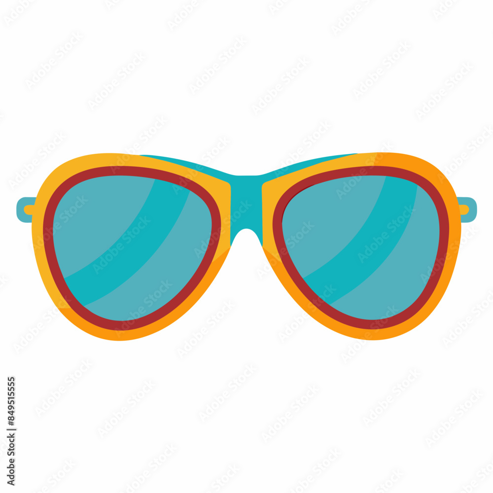 Wall mural Sunglasses Vector Illustration Icon