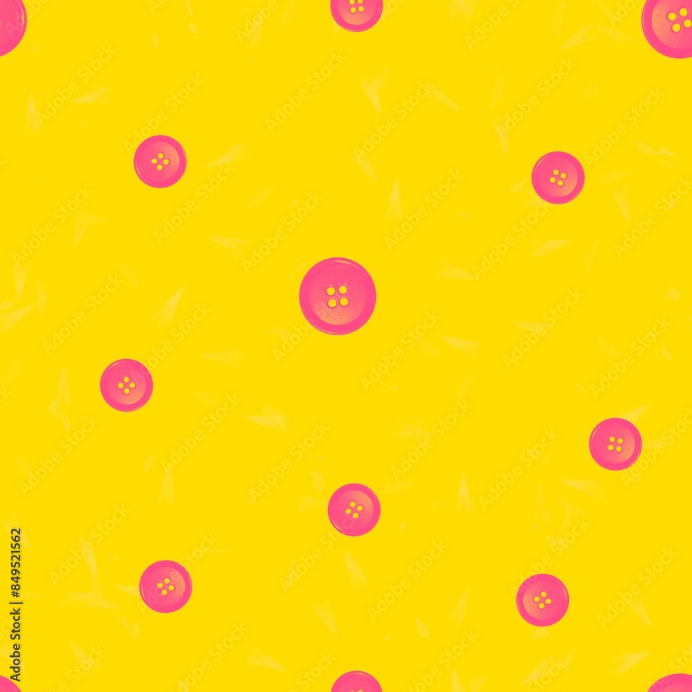 Canvas Prints seamless pattern with buttons abstract background 