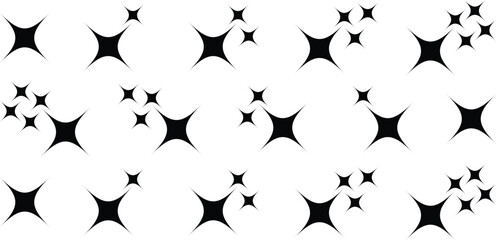 Set of sparkle star icons. Abstract sparkle icon, shine icon, clean icon, flash icon, star shape vector	