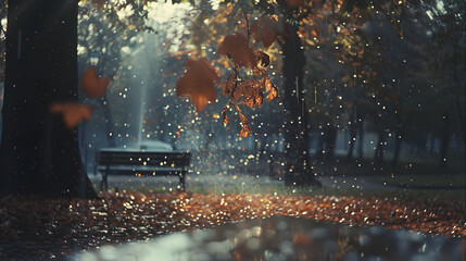 Blurred refraction light, bokeh or flare overlay effect