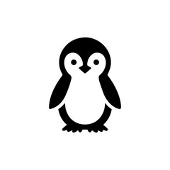 Fototapeta premium Illustration silhouette of Penguin icon