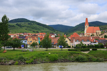 Weissenkirchen in der Wachau, Austria, 25-05-24 This is a town in the district of Krems-Land in...