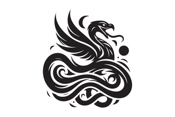 Snake Silhouette Vector Illustration