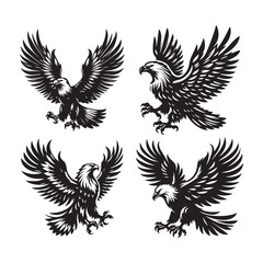 Eagle vector silhouette