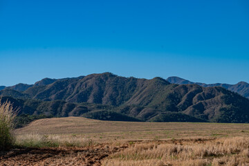 Montanha no interios do estado de goias, Brasil.