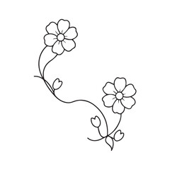 background with flowers