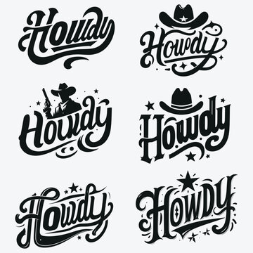 Country Girl Western, Howdy Design, Cowboy And Cowgirl T-shirt Design, Vector illustration