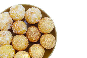 Thai snack, Fried mung bean stuffed balls