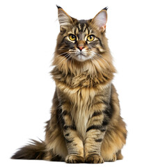 Obraz premium Portrait Of Majestic Maine Coon Cat