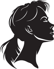 silhouette of a Women Face