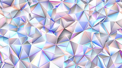 Obraz premium An abstract holographic background in pastel colors, featuring a smooth and shimmering gradient.