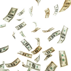 Money background. Hundred dollars of America. Usd 
