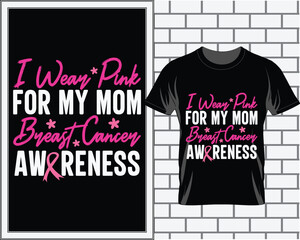 Breast Cancer awareness t shirt design vector, cancer t shirt, awareness vector, t shirt vector