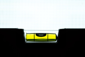 tubular spirit level, in balance, even