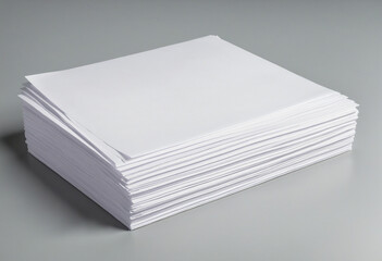 The Alpha Paper: A blank stack of cut-out sheets