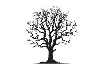 Tree Silhouette Vector Illustration