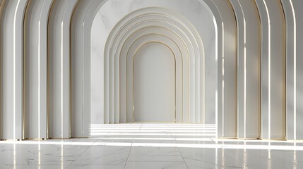 Fototapeta premium White Interior Abstract Background