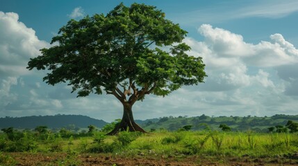 Fototapeta premium Ivory Coast Almond tree