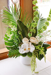 orchid floral arrangement 