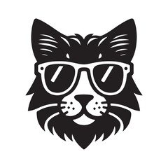 Pri cat heat vector art illustrations