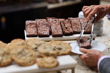 taking a brownie