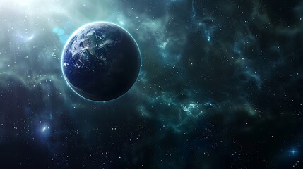 Fototapeta premium earth and moon