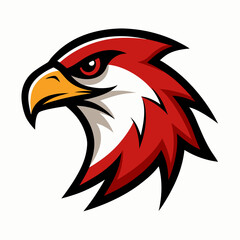 Obraz premium Hawk animal vector logo artwork svg
