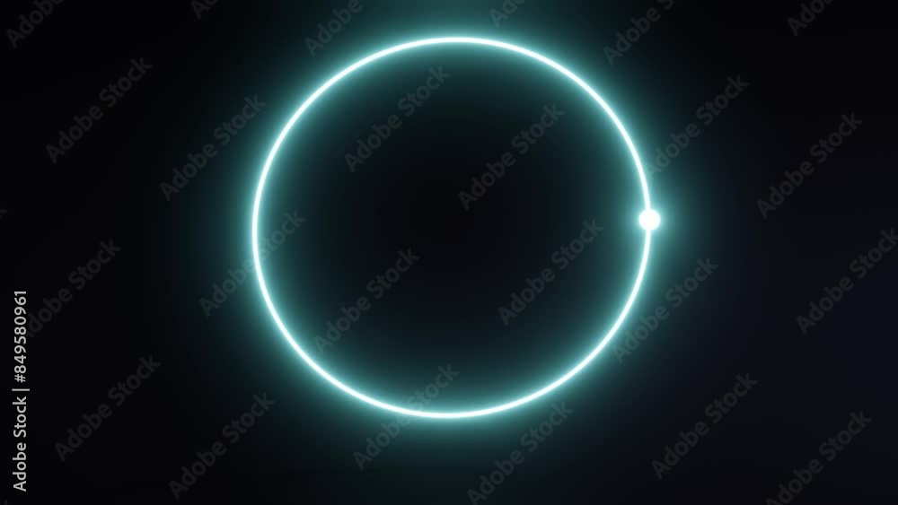 Poster dark abstract background with round lamp. minimal modern seamless motion design. abstract loop anima
