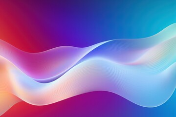 Obraz premium A colorful wave with a purple and blue background