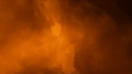 Planetary nebula in deep space. Abstract colorful background
