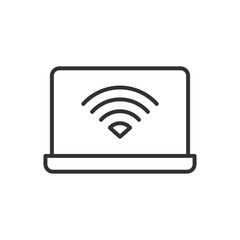 Laptop Wifi Icon
