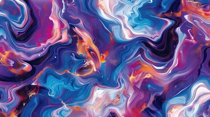 Fototapeta premium Immerse yourself in a mesmerizing abstract color seamless pattern perfect for adding depth and texture to your background