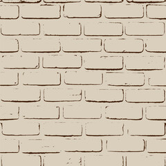 Brick wall Texture Vector. Set Grunge Urban Backgrounds. brick wall